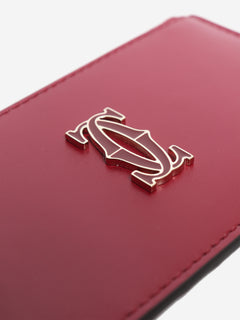 Red C de Cartier zipped cardholder