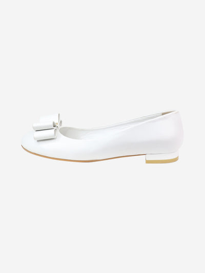 White leather ballet flats - size EU 37 Flat Shoes Miu Miu 