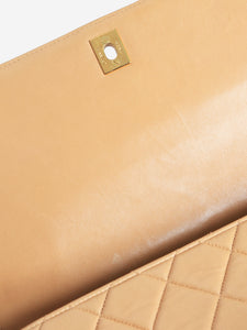 Chanel Beige 1996-1997 Kelly top handle bag