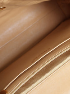 Chanel Beige 1996-1997 Kelly top handle bag