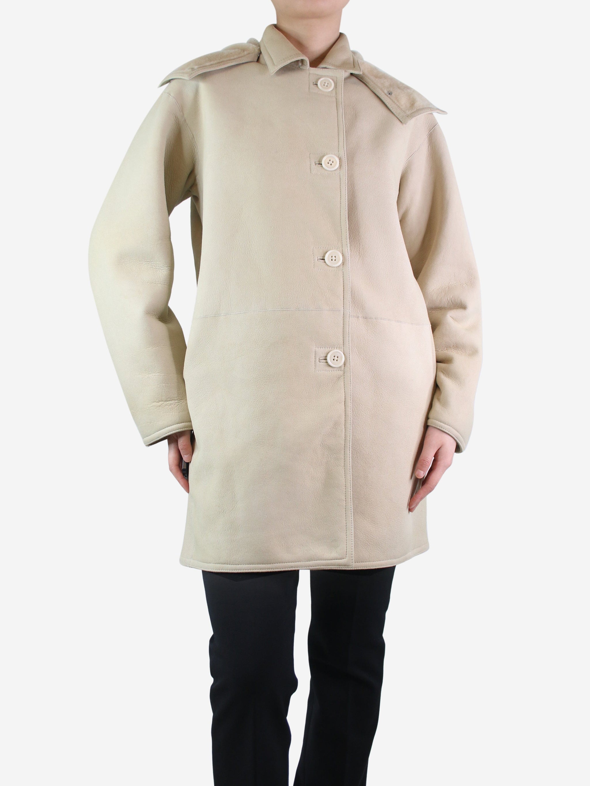 Theory clearance shearling coat