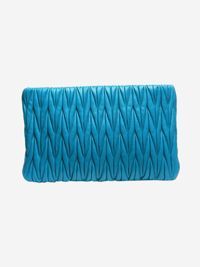 Blue Matalesse clutch Bags Miu Miu 