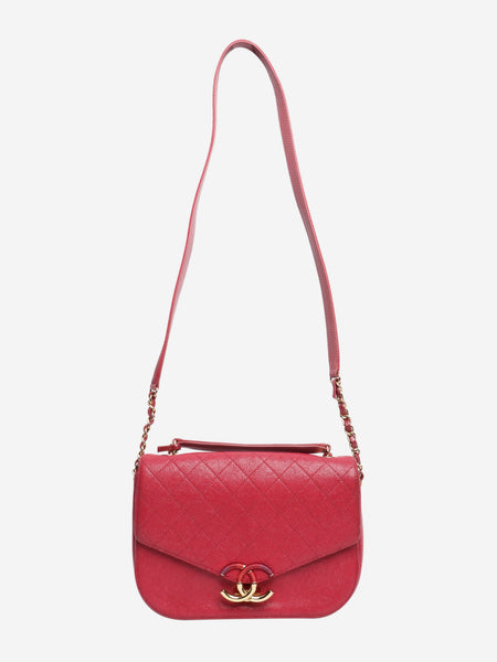 Pink 2018 CC caviar leather shoulder bag alternate image