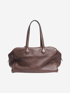 Hermes Brown Victoria 35 shoulder bag - size