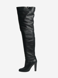 Hermes Black over-the-knee boots - size EU 39