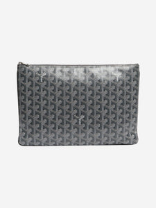 Goyard Grey Senat clutch