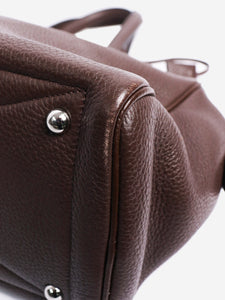 Hermes Brown Victoria 35 shoulder bag - size