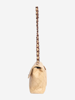 Beige vintage 2000 lambskin tortoishell resin flap bag Handbags Chanel 