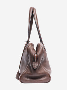 Hermes Brown Victoria 35 shoulder bag - size