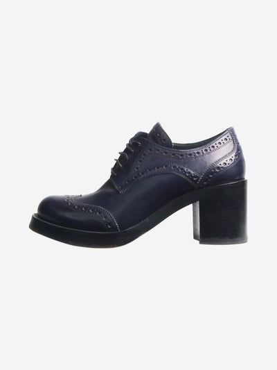 Dark blue platform brogues - size EU 36.5 Flat Shoes Miu Miu 