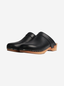 Isabel Marant Black leather clogs - size EU 39