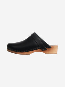 Isabel Marant Black leather clogs - size EU 39