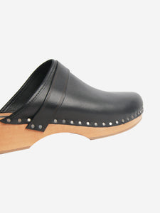 Isabel Marant Black leather clogs - size EU 39