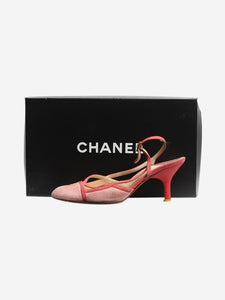 Chanel Chanel Pink suede slingback heels - size EU 36