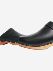 Isabel Marant Black leather clogs - size EU 39