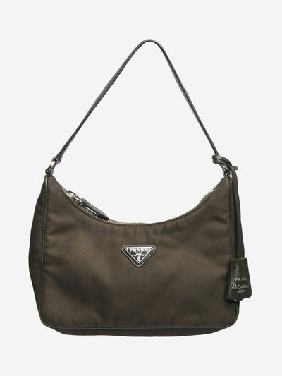 Khaki green Re-Edition 2005 nylon mini bag Shoulder bags Prada 