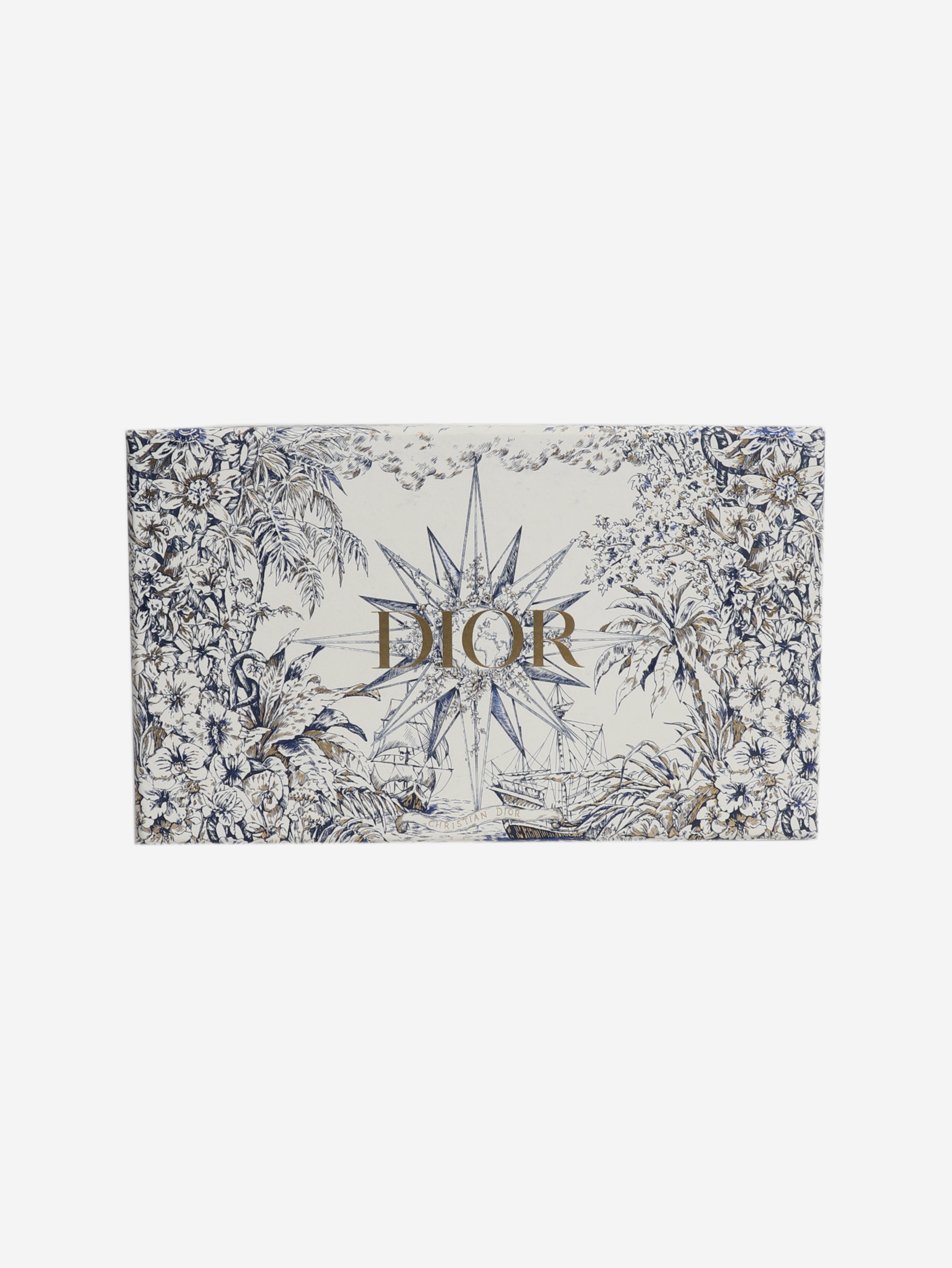Blue Monogram passport holder