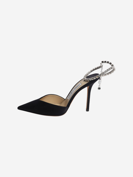 Black rhinestone heels - size EU 37 (UK 4) product image