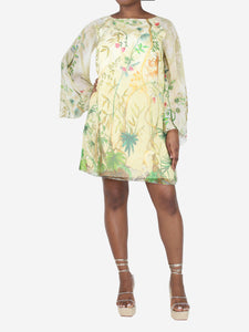 Alberta Ferretti Multicolour floral printed mini dress - size