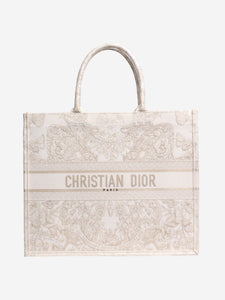 Christian Dior Gold and white 2023 large Book tote