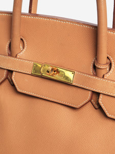Hermes Caramel Epsom leather Birkin 40