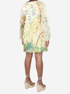 Alberta Ferretti Multicolour floral printed mini dress - size