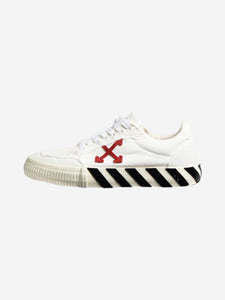 Off-White White low vulcanised trainers - size EU 40