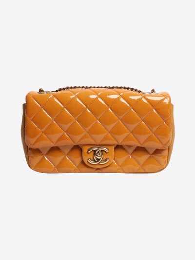 Yellow 2015 patent flap bag Cross-body Bags Chanel 