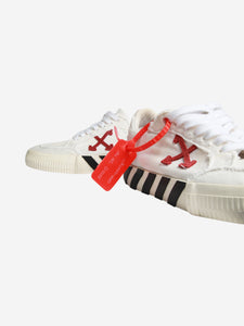 Off-White White low vulcanised trainers - size EU 40