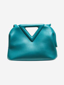 Bottega Veneta Turquoise point small leather bag
