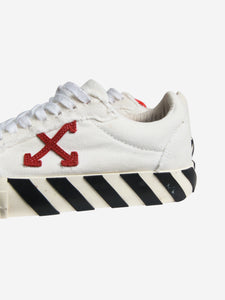 Off-White White low vulcanised trainers - size EU 40