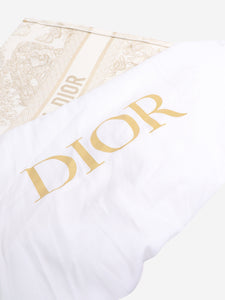 Christian Dior Gold and white 2023 large Book tote