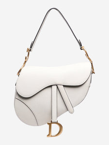 Christian Dior Ivory 2021 Saddle bag with strap