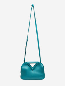 Bottega Veneta Turquoise point small leather bag