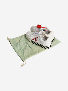 Off-White White low vulcanised trainers - size EU 40