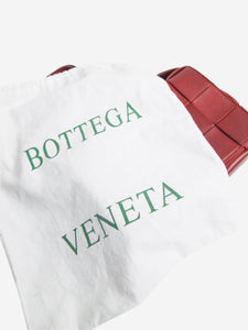 Bottega Veneta Bordeaux maxi Cassette Intrecciato bag