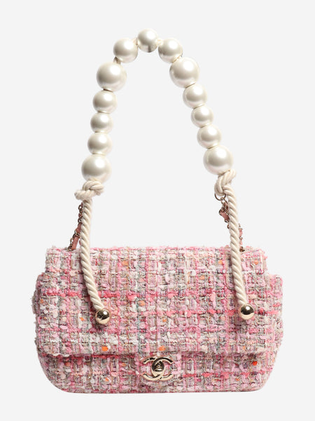 Pink 2019 pearl and tweed bag product image