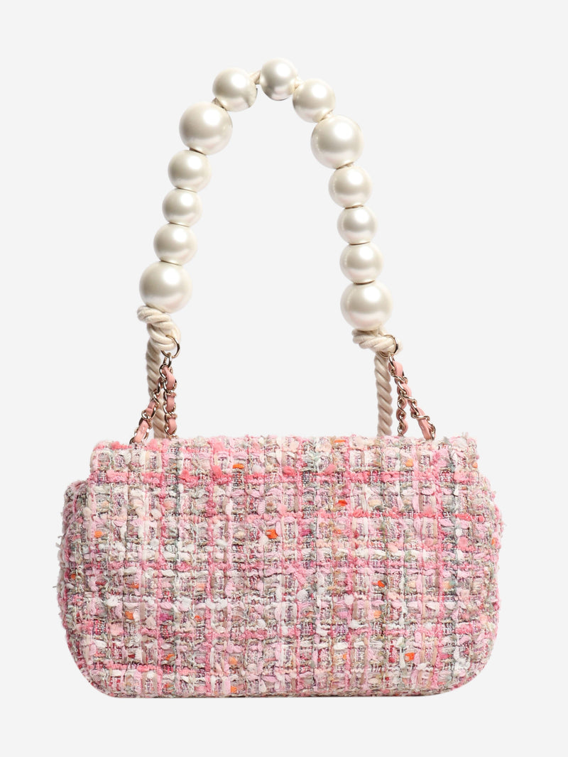 Pink 2019 pearl and tweed bag Cross-body Bags Chanel 