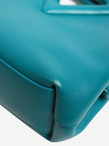 Bottega Veneta Turquoise point small leather bag
