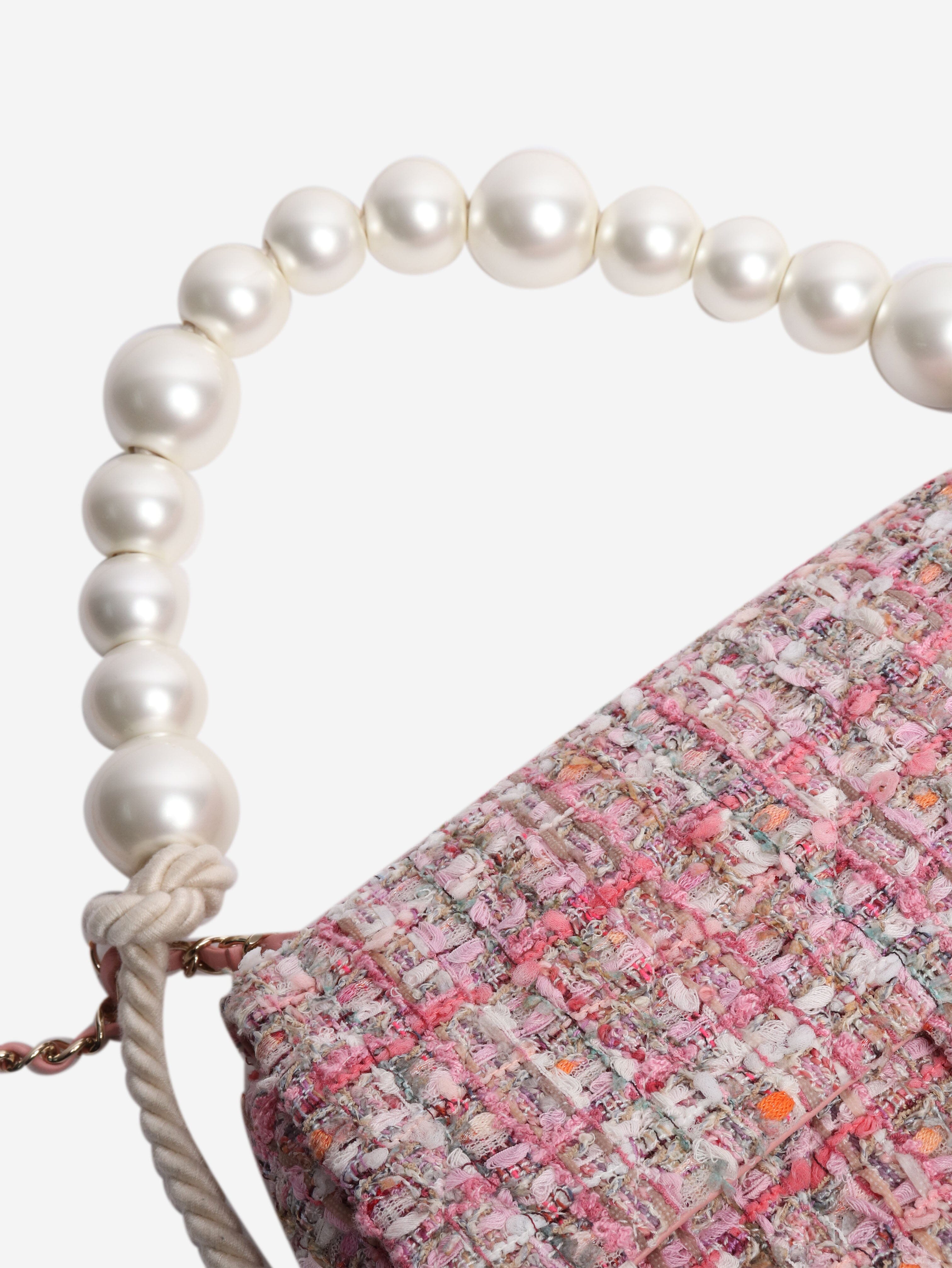 Pink 2019 pearl and tweed bag Cross-body Bags Chanel 