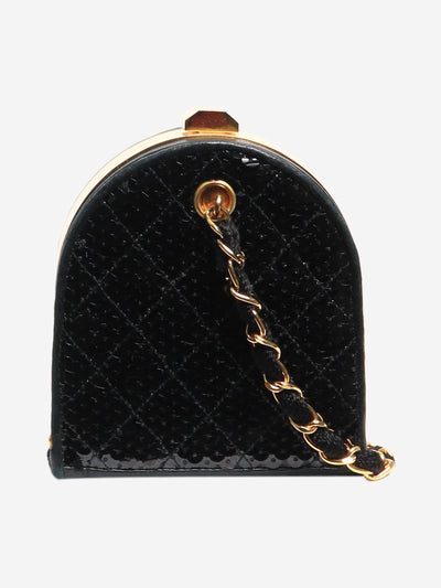 Black vintage 1989-1991 sequin crossbody bag Cross-body bags Chanel 