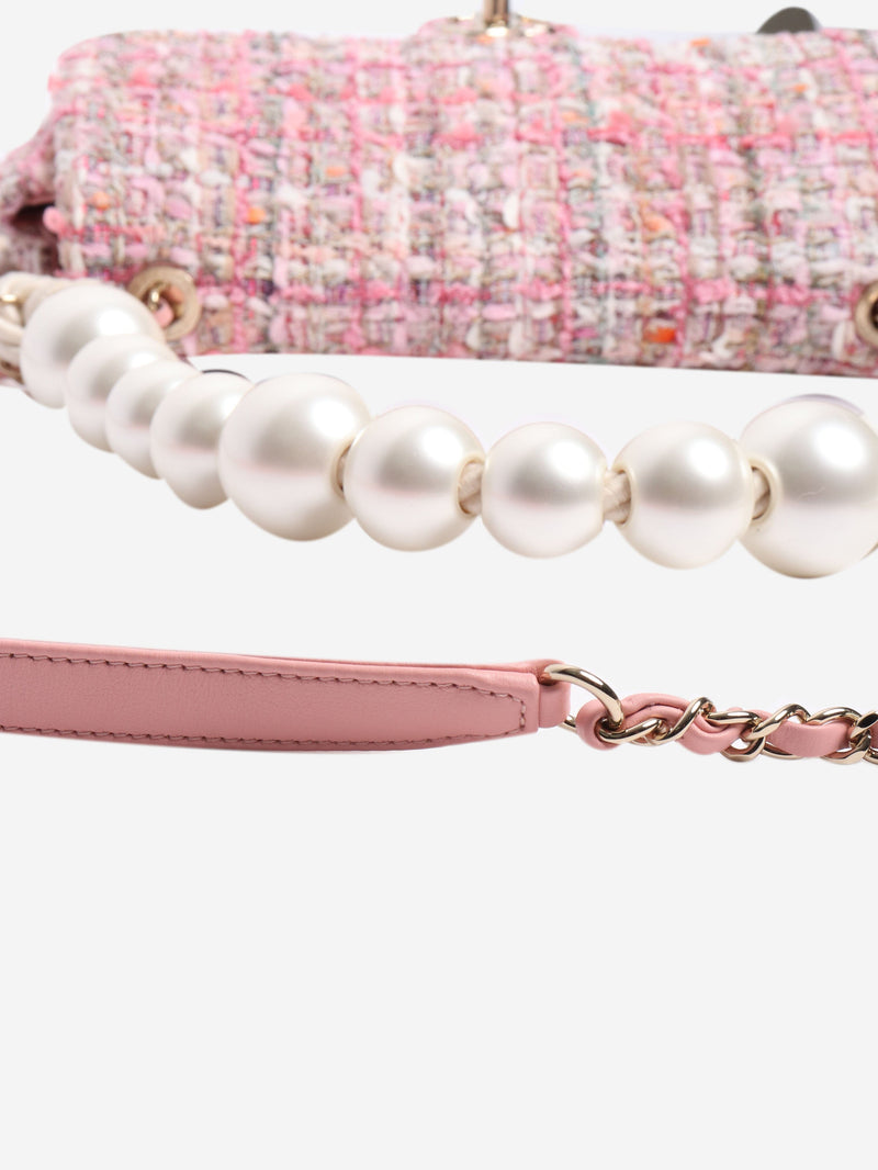 Pink 2019 pearl and tweed bag Cross-body Bags Chanel 