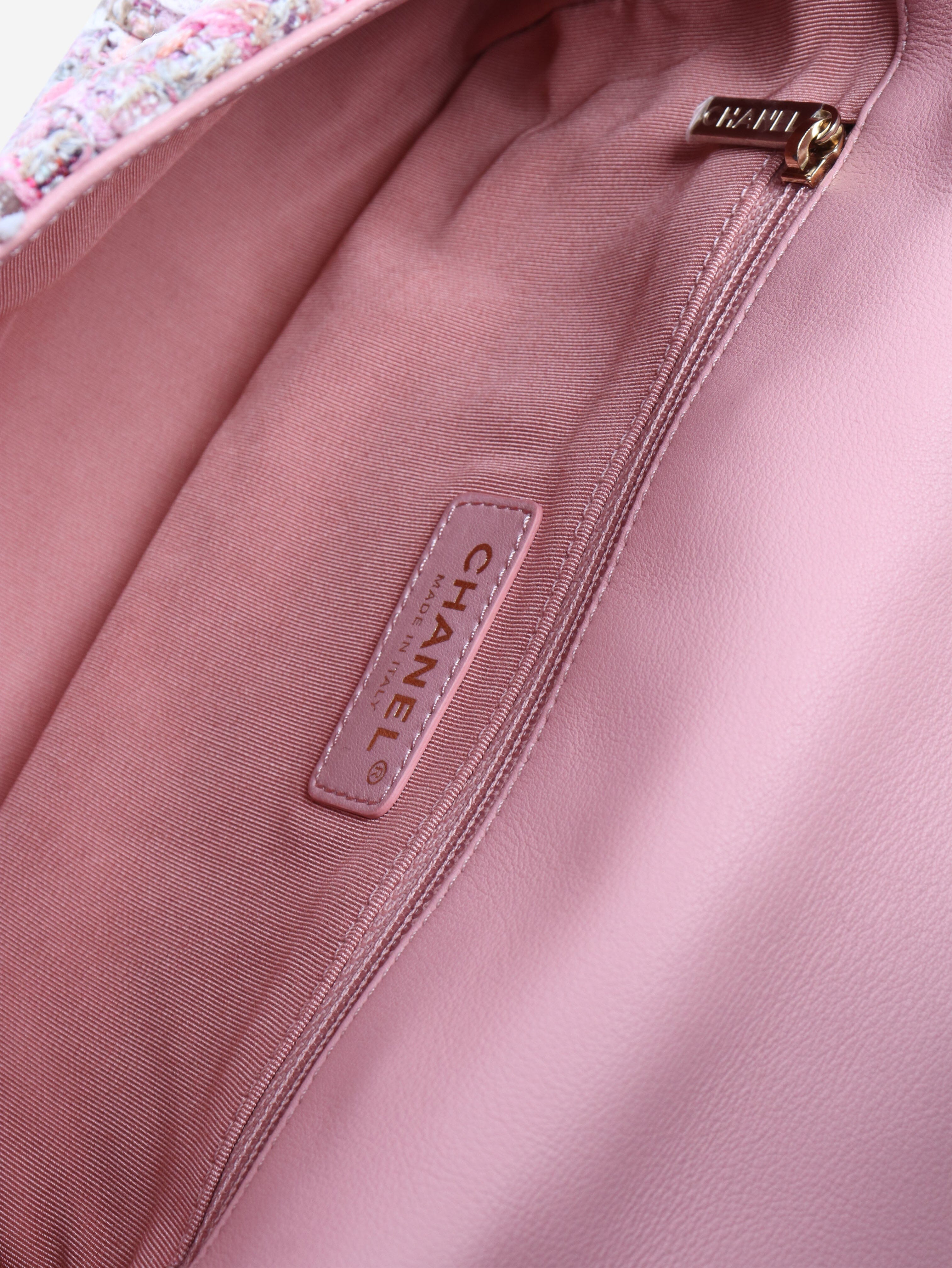 Pink 2019 pearl and tweed bag Cross-body Bags Chanel 