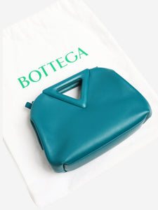 Bottega Veneta Turquoise point small leather bag