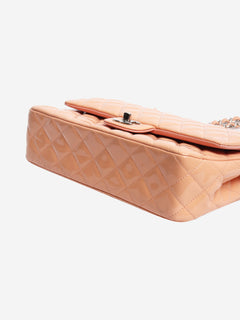 Pink 2012 patent leather double flap bag Cross-body Bags Chanel 