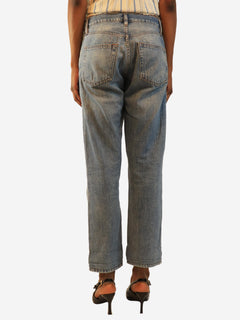 Blue Le Slouch jeans - size UK 6 Denim Frame 