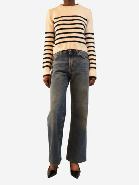 Blue relaxed-fit jeans - size UK 6 alternate image