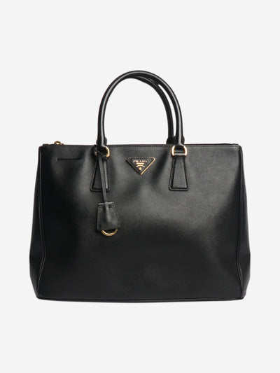 Black Saffiano Galleria bag Top Handle Bags Prada 