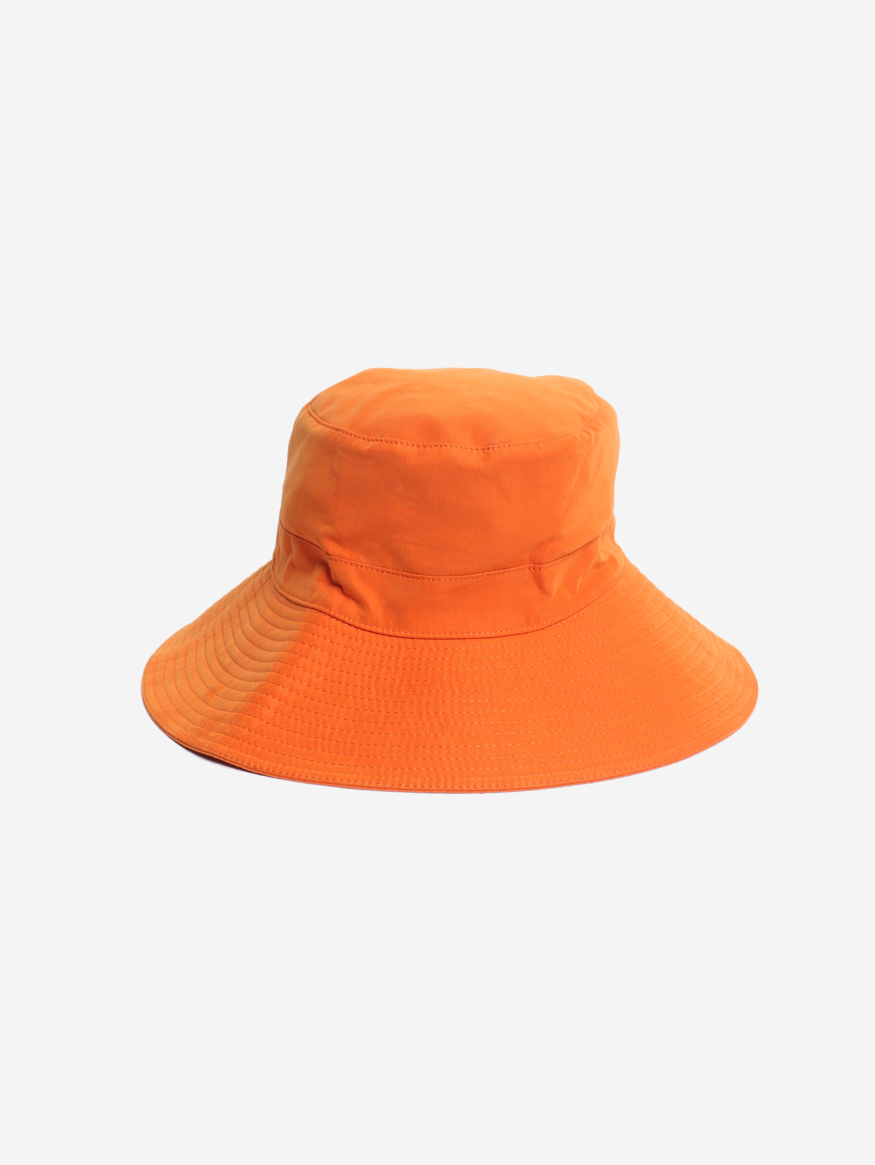 Orange bucket hat