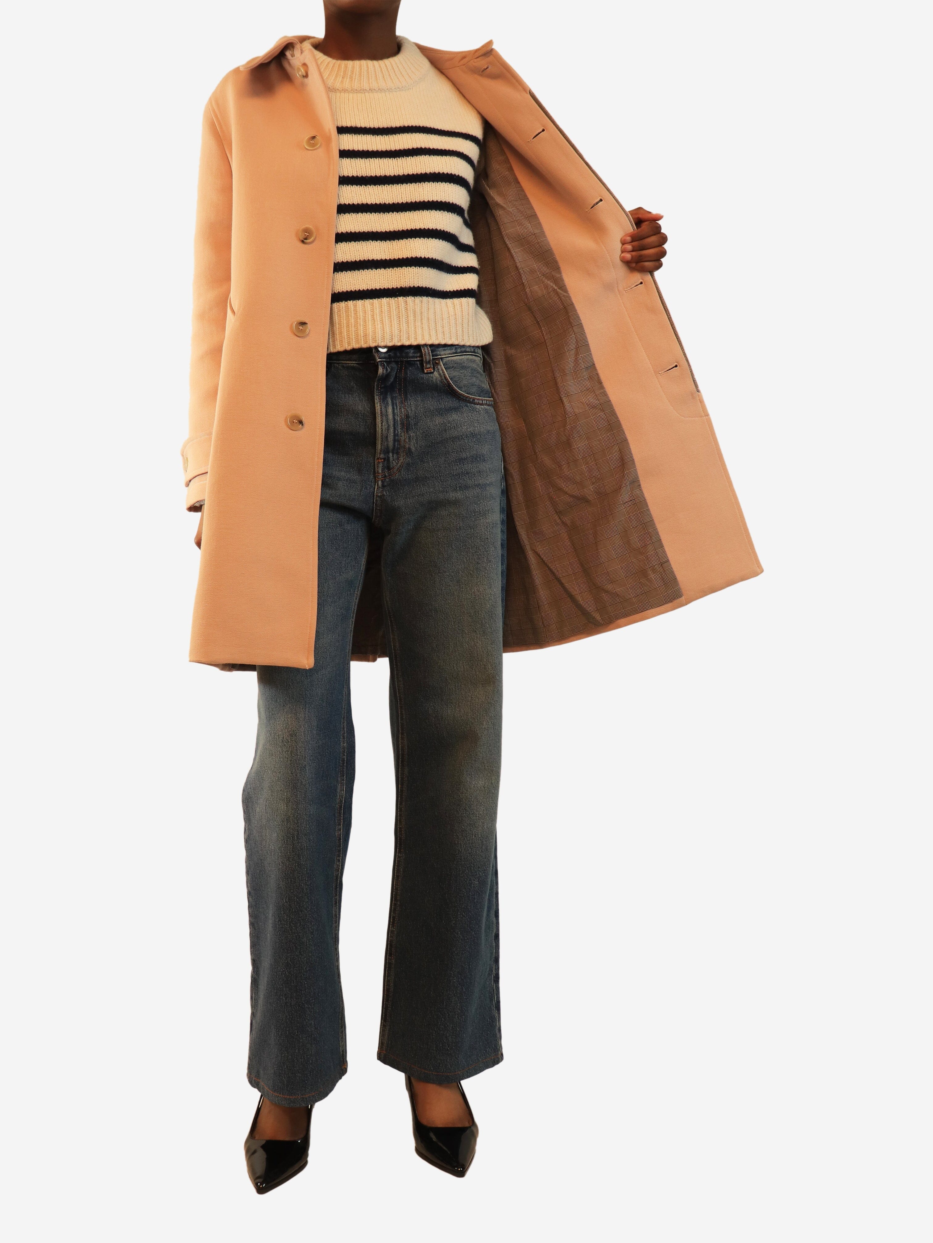 Pink mackintosh - size UK 8 Coats & Jackets A.P.C. 